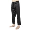 thumbnail image 3 of Tinglu Satin Men Pajama Pant Nightwear Sleepwear Trousers Soft Lounge Sleep Bottoms, 3 of 8