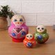 thumbnail image 3 of Muñecas rusas de anidación cuerno niña madera pintada a mano Matryoshka niños juguete Likrtyny juguetes de los niños, 3 of 9