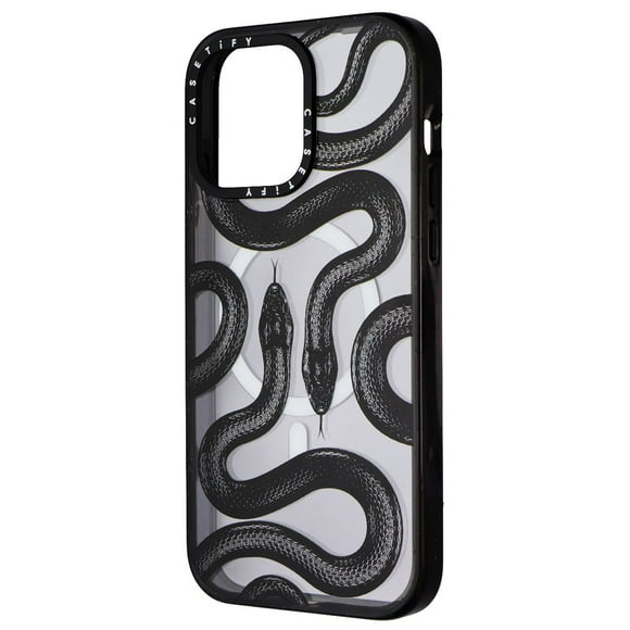 Casetify Impact Series Case for MagSafe for iPhone 15 Pro Max - Black Kingsnake
