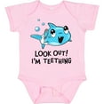 thumbnail image 3 of Inktastic Look Out I'm Teething Cute Shark Boys or Girls Baby Bodysuit, 3 of 5