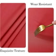 thumbnail image 4 of Trahoo-nappe 60"x84 Pouces Nappes, Nappe Rouge Imperméable Rectangulaire Nappe de Table Rectangulaire Lavable en Machine pour Salle à Manger, Buffet, Fêtes, Vacances, 4 of 4