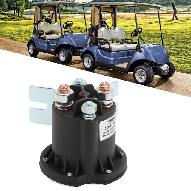 Solenoide de Club Car 48 V ANGGREK 612711 A prueba de herrumbre Práctico Robusto para vehículos MPT 800/1000