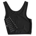 thumbnail image 1 of Women Breast Binder Tomboy Lesbian Corset Trans Vest Summer Side Buckle Short Tank Top Underwear Shaper Bustier Chest Binder KR-rx, 1 of 5