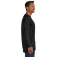 thumbnail image 4 of Adult 4.5 oz., 100% Ringspun Cotton nano-Tï¿½ Long-Sleeve T-Shirt (BLACK - S), 4 of 4