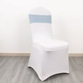 Efavormart 5 Pack Dusty Blue Spandex Chair Sashes with Gold Rhinestone ...
