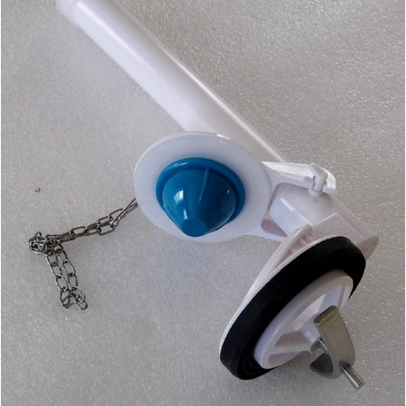 NuFlush Flush Valve Assembly for One Piece Toilet with 2 inch Flush Hole. 10 inch High Overflow