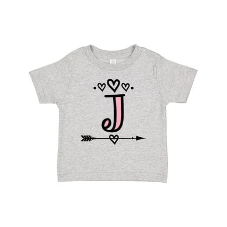 

Inktastic Letter J Monogram Tribal Arrow Gift Toddler Toddler Girl T-Shirt