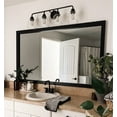thumbnail image 3 of Frame My Mirror Framed Mirror, Black Finish, 28" x 24", 2" Wide Frame Meade Design, 3 of 14