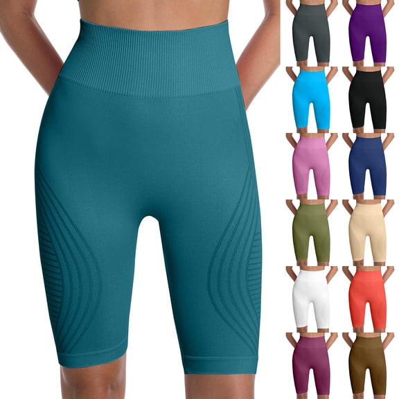 Only Moment Shorts for Women Trendy Nylon,Spandex Stretch Ankle Sweatpants for Golf, Athletic, Lounge, Travel, Work Yoga Shorts for Wowomen Pink,3XL