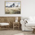 thumbnail image 3 of Stupell Industries Farmhouse Old Blue Barn in Farmland Gold Floating Frame Canvas Art, 31 x 25, by Franklyn Gregory, 3 of 8