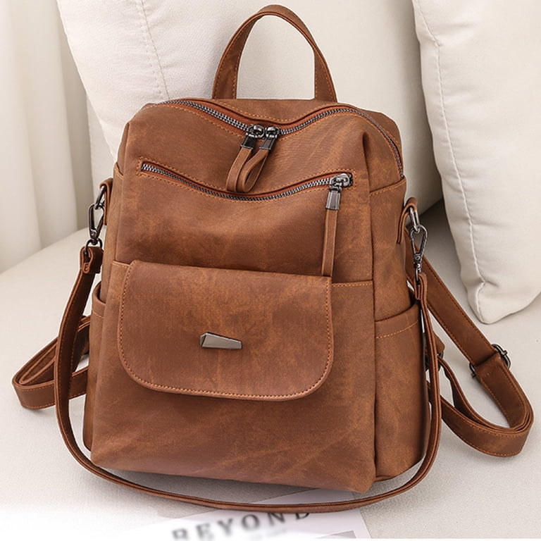 PU Leather Fashion Backpack Purse for Women Travel Shoulder Bag GOIACII Backpack Purse for Women Travel Backpack PU Leather  main image 2
