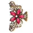 thumbnail image 1 of Clip de de Imitación Multicolor Pinza Abrazadera de Flor rojo Zulema Abrazaderas de pelo de la mujer, 1 of 5