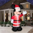 thumbnail image 1 of Giant 3.5m (11 ft.) Inflatable Mickey Mouse as Santa, 1 of 2