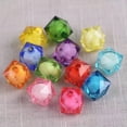 thumbnail image 3 of U8MO 50pcs Cube Octagon Faceted Colorful Acrylic Plastic Loose Beads Lot DIY Jewelry-Red-8mm, 3 of 6