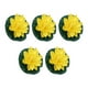 thumbnail image 4 of Matsuzay 5x flor de loto artificial para decoración interior/exterior Amarillo, 4 of 6
