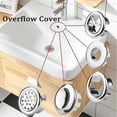 thumbnail image 4 of 4Pcs Bathroom Wash Basin Overflow Rings Pedestal Basin Plastic Decorative Rings, 4 of 5