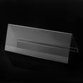 thumbnail image 5 of 50 x V-shaped Name Tent Holders Acrylic Name Plates for Desks 11.02*4.33“ Clear Tent Name Plate Display, 5 of 20