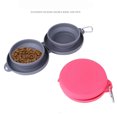 thumbnail image 2 of Bol pour Animaux de Compagnie Extensible Gris Pliable, 2 of 8