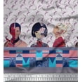 thumbnail image 3 of Soimoi Japan Crepe Satin Fabric Human Figure Panel Fabric Prints by Yard 42 Inch Wide, 3 of 3