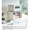 thumbnail image 6 of Yamazaki Home Bread Box - Two Styles, White, Steel, Horizontal, Supports 22.2 pounds, Handle, No Assembly, 6 of 8