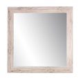 thumbnail image 2 of BrandtWorks Cream Farmhouse Grain Wall Mirror, 32" x 32", 2 of 2