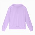 thumbnail image 5 of TOWED22 Girls Half Zip up Sweatshirt Trendy Winter Cropped Long Sleeve Shirt Pullover Youth Preppy Tween Girl Cute Clothes,11-12 Y, 5 of 5
