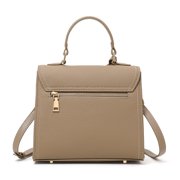 Genuine Top Layer Cowhide Women's Lychee Pattern Business Tote Bag, Handbag & Shoulder Bag