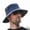 Blue, variant on Dyfzdhu Men's Bucket Hat Outdoor Breathable Sunbonnet Anti-Uv Drawstring Fisherman Hat