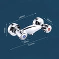 thumbnail image 3 of WinWay Easily installed Wall Mounted Chrome Finished Dual Control Shower Faucet,, 3 of 7
