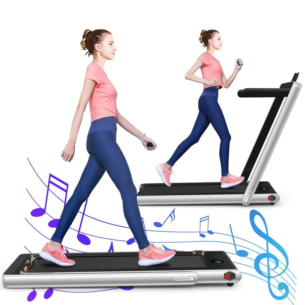 Gymax Motorized Treadmill Folding Under Desk Electric Treadmill