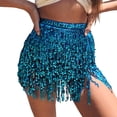 thumbnail image 2 of Falda con borlas para danza del vientre para mujer, atuendos de actuación, ropa de festival, falda con borlas para danza del vientre, falda con lentejuelas estilo bohemio, disfraz rave para, 2 of 7