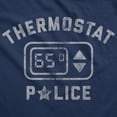 thumbnail image 2 of Thermostat Police Unisex Hoodie Funny HVAC Heating and Air Conditioning Climate Hooded Sweatshirt, 2 of 8