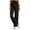 Black Pants, variant on Women's Wide Leg Pants with Pockets Ruffled High Waist Tie Knot Slacks Summer Loose Casual Daily Pant with Pockets Khaki S