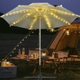 thumbnail image 6 of Zatoumnr Outdoor Tent Light Beach Sun Shading Solar Clip Umbrella Light 8-mode Clip And Ground Plug USB Charging Patio Waterproof Outdoor Pole Lights for Patio Umbrellas Camping Tents, 6 of 9