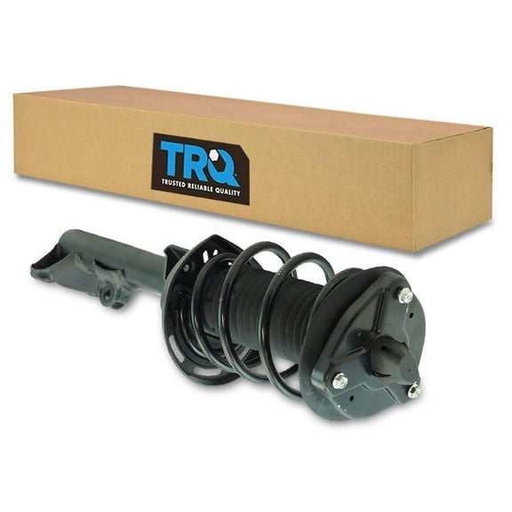 TRQ Front Left Right Complete Strut & Coil Spring Assembly Driver Passenger Side Fits Select 2012-2013 Mercedes-Benz C250 2008-2011 C300 2008-2014 C350
