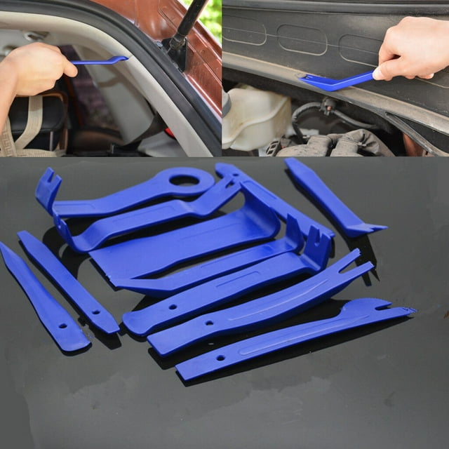 Clip de Garniture Intérieure de Porte pour Installation Stéréo Audi, Kit d'Outils 11 Pcs