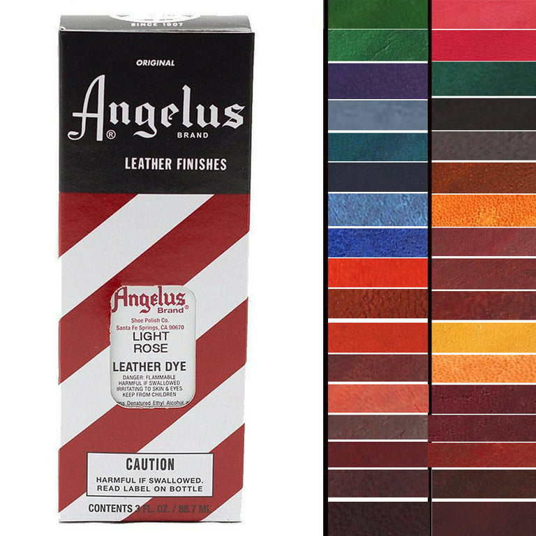 Angelus Leather Dye- Flexible Leather Dye for Shoes, Boots, Bags, Crafts,  Furniture, & More-Dark Brown- 3oz