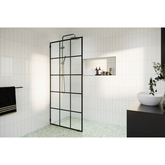 Esprit 34 in. x 78 in. French Silk Screen Single Fixed Panel