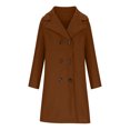 thumbnail image 1 of Puntoco Abrigo Moda Mujer Cómodo Casual Otoño e Invierno Tallas Grandes Juntos Botón Bolsillo Color Sólido Manga Larga Sin Capucha Casual Outwear Liquidación Puntoco Puntoco-1, 1 of 4
