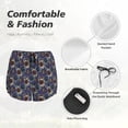 thumbnail image 6 of Lsque Boho Style Sunflowers Design Printed Women's Running Shorts with Liner Pockets,Elastic Quick Dry Workout Athletic Gym Yoga Shorts,Womens High Waist Shorts-X-Large, 6 of 9