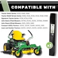 thumbnail image 5 of Terre ProDUCTS, 3 pACK mEDIUM lIFT lAWN mOWER bLADES, 54 iNCH dECK, cOMPATIBLE WITH jOHN dEERE lx280, x380, x384, x390, x394, gx255, gx325, gx335, z425, z435, z445 AND mORE, rEPLACES m143520, uc22010, 5 of 9