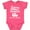 Vintage Hot Pink, variant on Inktastic Future Paramedic Like My Daddy Boys or Girls Baby Bodysuit