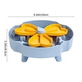 thumbnail image 3 of Comedero de alimentación lenta para perros: altura elevada para mayor soporte del cuello, desmontable y fácil de limpiar, plástico apto para alimentos con base antideslizante, comedero de entrenam, 3 of 6