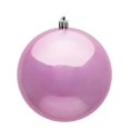 thumbnail image 1 of Vickerman N590879DSV 3 in. Pink Shiny UV Treated Christmas Ornament Ball - 12 per Bag, 1 of 3