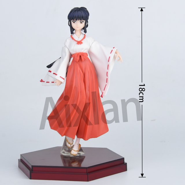 20cm Anime Inuyasha Figure Inuyasha Kikyō Sesshoumaru Higurashi Kagome PVC Action Figure Model Toys Collectible Model Toy Gift