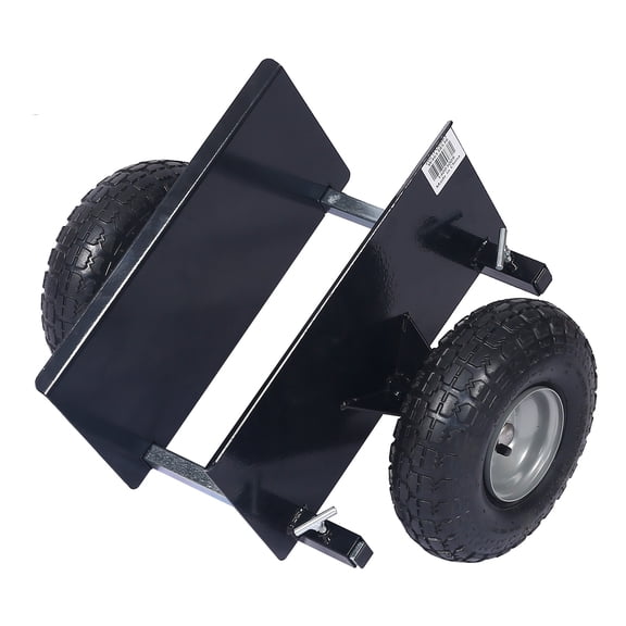 600 lb Panel Dolly with 10" Pneumatic Wheels, Adjustable Clamp for Moving Doors, Panels and Slabs