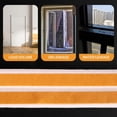 thumbnail image 1 of Weather Stripping Door Seal Strip Front Window Frame Foam Adhesive Rubber Soundproof, 2 Rolls Total Length 20M, White, 1 of 5