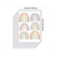 thumbnail image 5 of Pared De Arco Iris, Decoración De Pared De Flores De Arco Iris, Calcomanías Autoadhesivas Para Decoración De Jardín De Infantes En Casa Speravity HA043541-03, 5 of 6