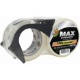 thumbnail image 1 of czcpp-Max Ruban d'Emballage Transparent avec Distributeur Rechargeable – 2 Rouleaux de Ruban d'Emballage Robuste pour Expédition et Déménagement - 1,88 Pouces x 54,6 Yards - Transparent (284986), 1 of 4
