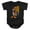 Daffy Duck, variant on Space Jam 2 Taz Standing Unisex Infant Snap Suit for Baby (6 Months) Black